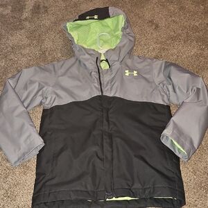 Under Armour Storm Gear Infrared Insulated Jacket Kids' Medium Gray Black